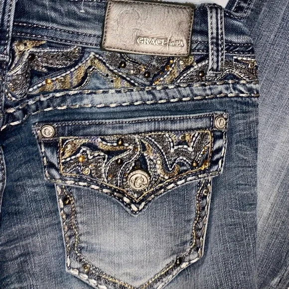 Grace Jeans Size 29 bling - Picture 10 of 10
